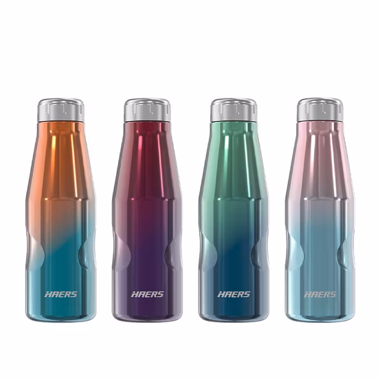 La venta caliente 18/8 botella de acero inoxidable de doble pared aislada al vacío BPA libera la botella de agua deportiva de la cola